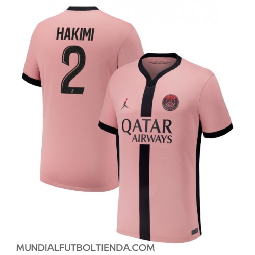 Camiseta Paris Saint-Germain Achraf Hakimi #2 Tercera Equipación Replica 2024-25 mangas cortas